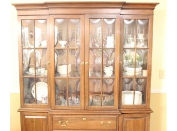 Ethan Allen Solid Wooden China Cabinet