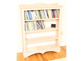Four Tier Light Wooden Bookshelf