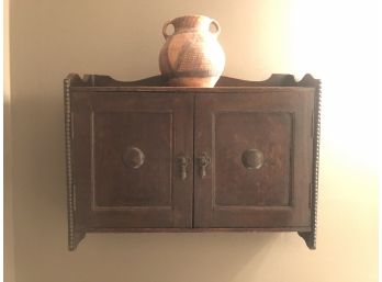 Antique Wall Mounted Bathroom Cubby