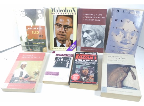 Lot Of 8 African American - Black History And Literature Books - Very Good Condition