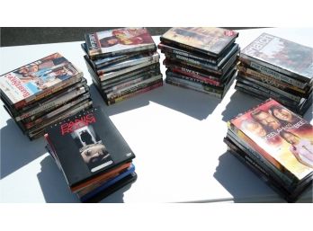 54 Movie DVDs All In Retail Cases And Includes 17 NEW (wrapped And Sealed) - Huge Lot