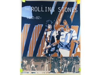 Vintage Rolling Stones 1962-82- Poster (20th Anniversary) Mint