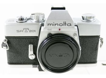 Vintage Minolta SR-T 2001 Camera With Brochure