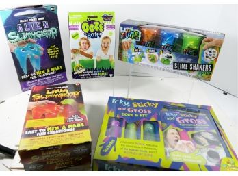 Six BRAND NEW In Box Games/Toys - Slime - Goop Related