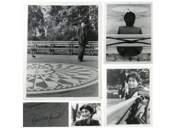 4 Yoko Ono 11 X 14 Photographs By David M. Spindell (Signed Gel Prints)