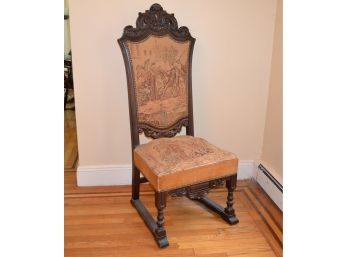 Antique Embroidered Chair