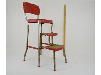 Red Step Chair