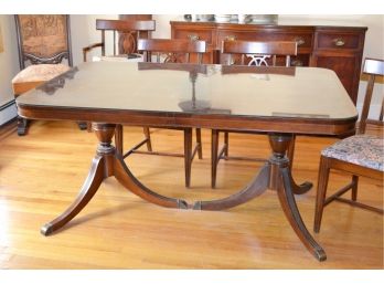 Mahogany Dining Table With Chairs