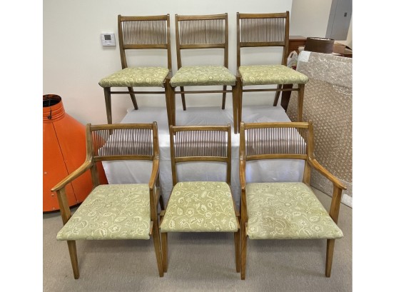 Set Of 6 Mid Century Modern Drexel 'profile' John Van Koert Dining Chairs