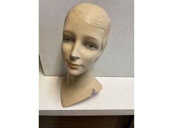 Modern Womans Plaster Mannequin 15 Inches Tall