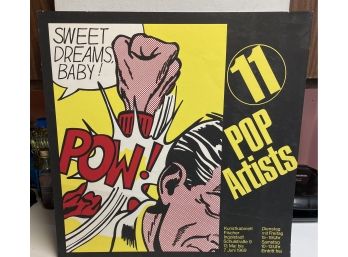 Original Serigraph Poster . Lichtenstein . 1969. 11 Pop Artists . ( Sweat Dreams Baby ) 23x23  Unframed