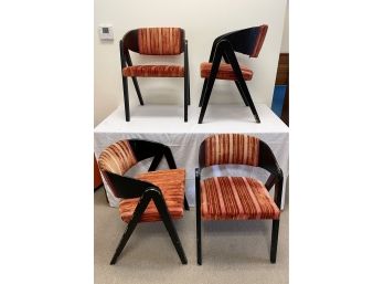 Set Of 4 Allan Gould Compass Chairs