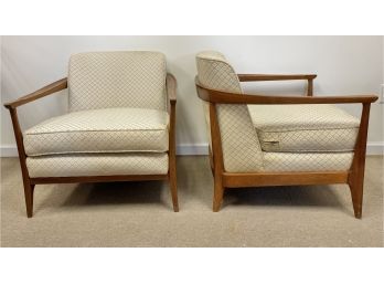 Mid Century Modern Erwin Lambeth Barrel Back Chairs