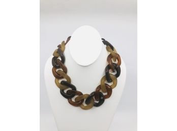 Tortoise Shell Collar Necklace