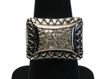 Textured Chunky Ring Size 7
