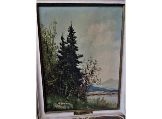 Framed Vintage OIl Painting