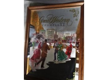Great Western Champagne Mirror