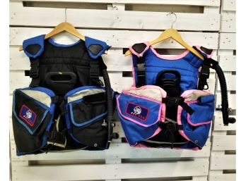 Two Adult Spa Sport USA Scuba Diving Vests Sizes Small & Medium