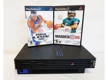 Playstation 2 Console & Two Games