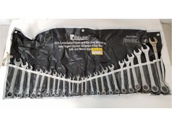 Pittsburgh Open & Box End Wrench Set