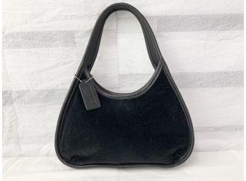 Vintage Coach Ergo Velvet Mini Handbag