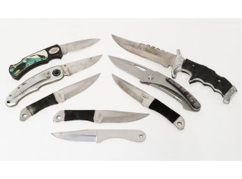 Pocket & Straight Blade Knife Lot