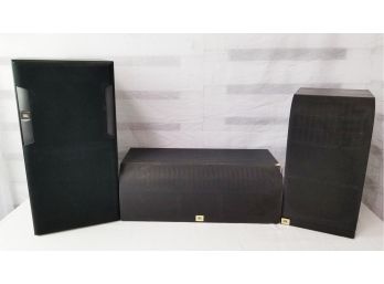 Three JBL Stereo Speakers - Models CL505, HLS810 And L1