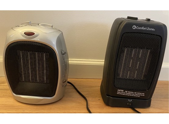Two Small Space Heaters
