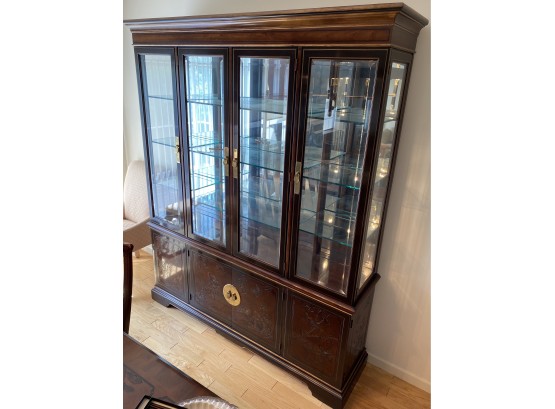 Drexel Mirrored Back China Cabinet