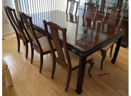 Drexel Oriental Style Table And Chairs