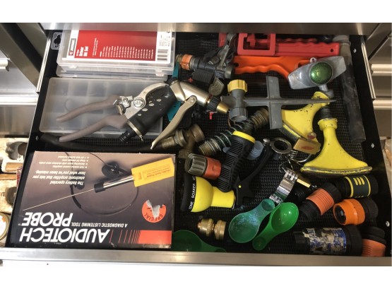 Assorted Hose Attachments, Bits, And O-ring Kits