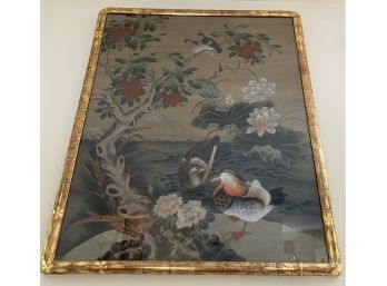 Framed Oriental Style Art