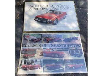 Two Mercedes Benz Posters