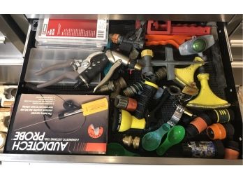 Assorted Hose Attachments, Bits, And O-ring Kits