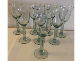 Eight Wine Glasses