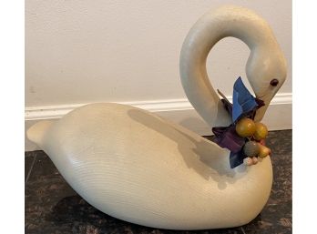 Contemporary Wooden Swan