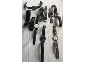 Ten Wristwatches- Assorted Brands