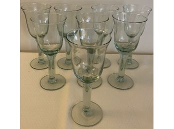 Eight Wine Glasses