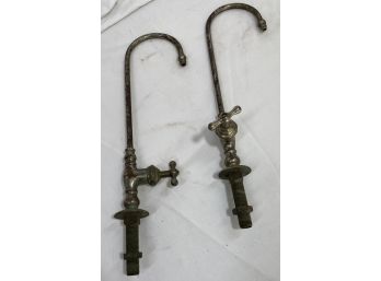 Pair Vintage Faucets - Peck Brothers