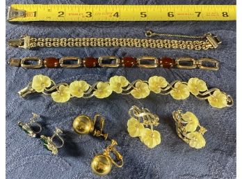 Marked Vintage Bracelets & Earrings