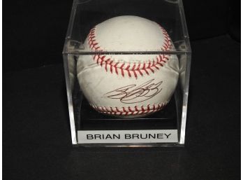 Signed NY Yankees Pitcher Brian Bruney Baseball