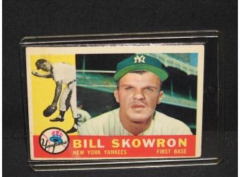 1960 Topps NY Yankees Star Bill Moose Skowron Baseball Card