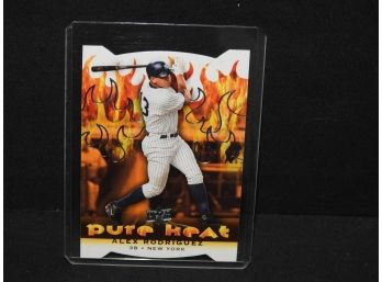 RARE 2010 Upper Deck Pure Heat Alex Rodriguez Diecut Baseball Card