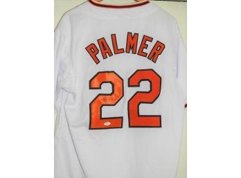 Signed Baltimore Orioles HOFer Jim Palmer Baseball Jersey With COA