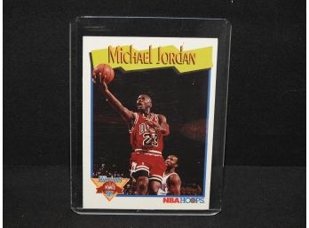 1991 NBA Hoops Michael Jordan Basketball Card