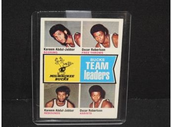 Rare Short Print 1974 Topps HOFer Kareem Abdul Jabbar Basketball Card