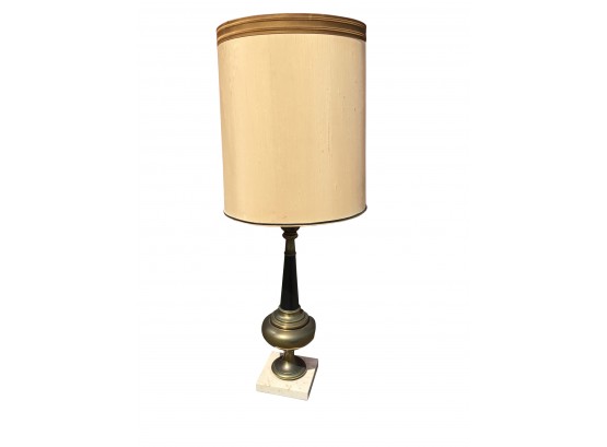 Mid-century Lamp With Marble Base 41H (HAMDEN PICKUP)