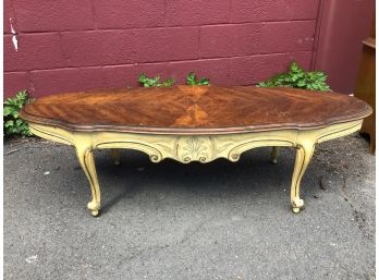 Vintage French Provincial Oblong Coffee Table, 1970s (HAMDEN PICKUP)