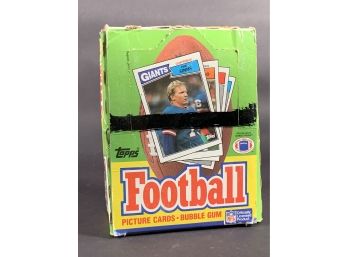 Vintage 1987 Topps Football Box 36 Wax Packs Picture Cards