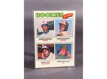 Vintage Card 1977 Topps Andre Dawson Rookie Outfielder